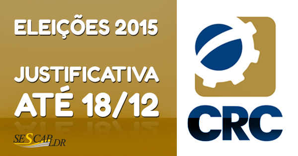 Eleição CRCs 2015: prazo de justificativa vai até 18 de dezembro