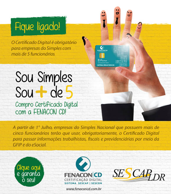 Exigência de Certificação Digital afeta 500 mil empresas do Simples