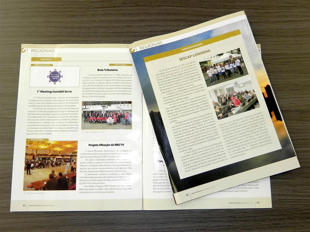 Sescap-Ldr é o sindicato destaque da Revista Fenacon